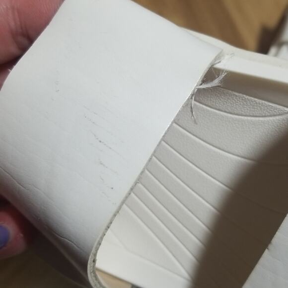 NWT Cool Planet By Steve Madden Libraa White Pool Slide Sandals - Picture 7 of 7